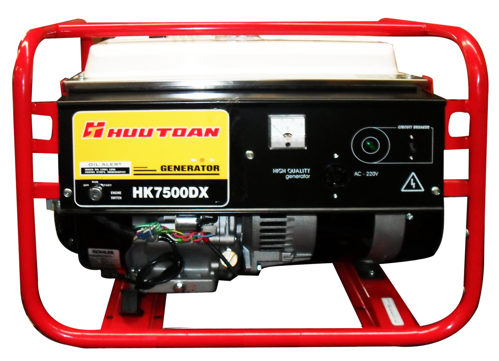 13. Troubleshooting starting error in Huu Toan gasoline generator HK7500